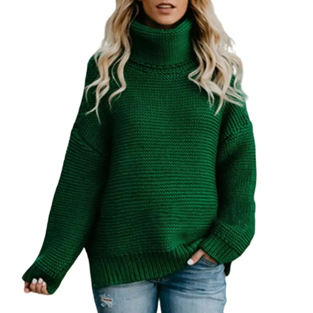 Clodagh Loose Turtleneck Pullover Sweater