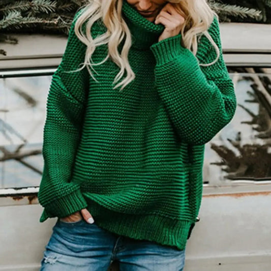 Clodagh Loose Turtleneck Pullover Sweater