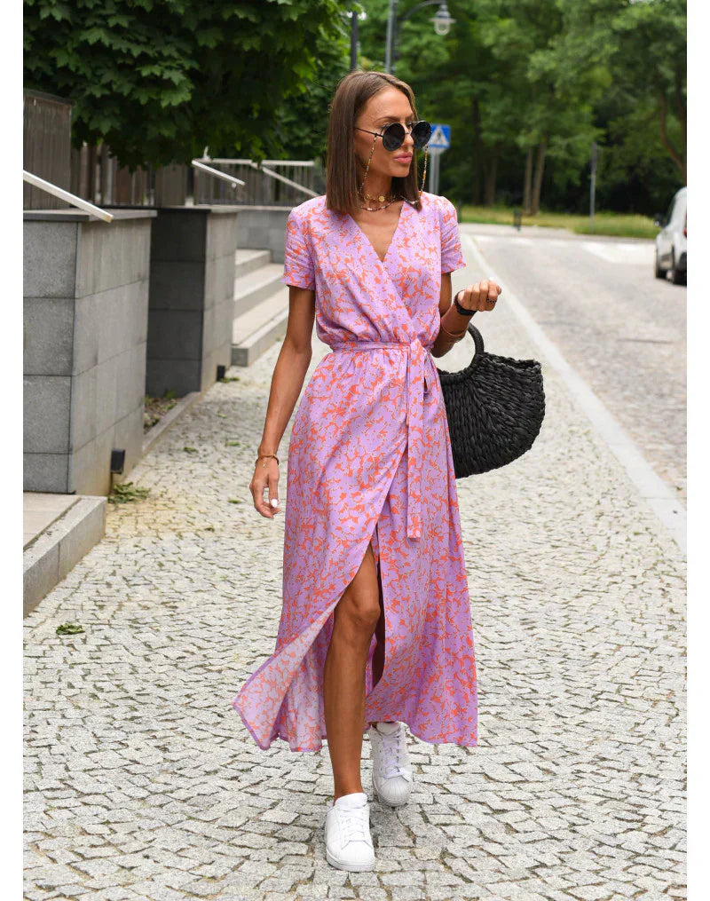 Eva | Stylish V-Neck Dress